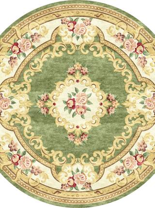 Aubusson Hand-Tufted Rug Collection rug 1052V high-resolution preview