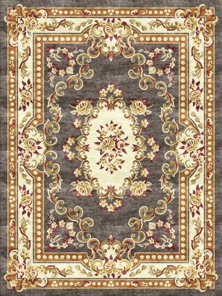 Aubusson Hand-Tufted Rug Collection rug 1082GR high-resolution preview