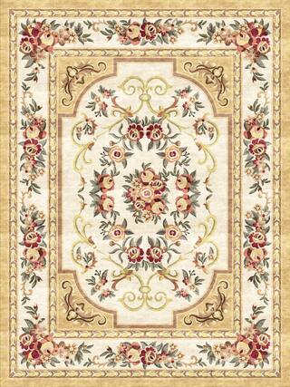 Aubusson Hand-Tufted Rug Collection rug 1090IV high-resolution preview