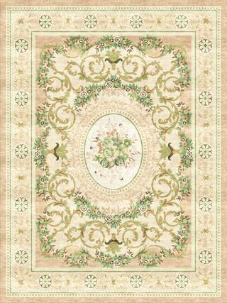 Aubusson Hand-Tufted Rug Collection rug 1092IV high-resolution preview