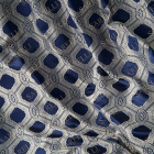 Atelier Geometric Night Blue Silver