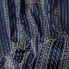 Atelier Stripes Night Blue Silver