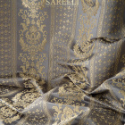 Chateau Stripes Azure Gold