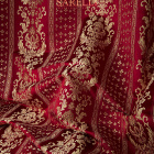 Chateau Stripes Imperial Red Gold