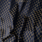 Contessina Rhombus Navy Blue Gold