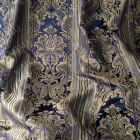 Contessina Stripes Navy Blue Gold