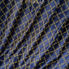 Damasque Flower Navy Blue