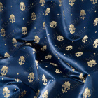 Florence Flower Night Blue Gold