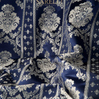 Medici Flower Night Blue Silver