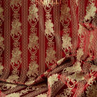 Vivaldi Stripes Imperial Red Gold